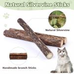 6 Pack Silvervine Chew Sticks for Cats