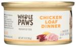 Whole Paws Chicken Loaf Wet Cat Food 3oz
