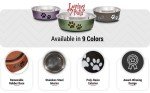 Non-Slip Stainless Steel Bella Dog Bowl - Small