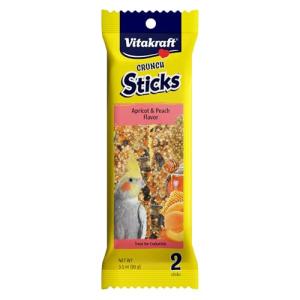Vitakraft Cockatiel Crunch Sticks - Apricot & Peach