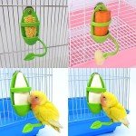 2-Pack Parrot Cuttlebone Holder with Perches