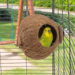 Coconut Nest Swing for Birds and Small Pets