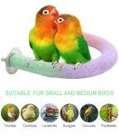 U-Shape Washable Parrot Perch for Budgies, Cockatiels