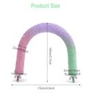 U-Shape Washable Parrot Perch for Budgies, Cockatiels