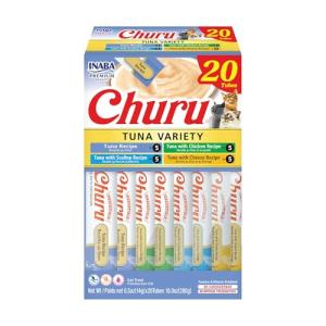 Inaba Churu Tuna Lickable Cat Treats, 20 Tubes