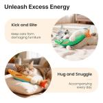 3-Pack Cat Toys - Interactive Silvervine Fish