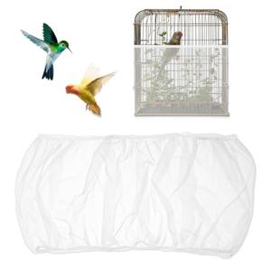 Bird Cage Seed Catcher Net Cover for Parrots