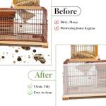 Bird Cage Seed Catcher Net Cover for Parrots