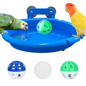 Hanging Bird Bath Bowl for Parrots and Budgies