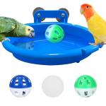 Hanging Bird Bath Bowl for Parrots and Budgies