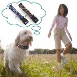 2 Pack Adjustable Dog Collars with Animal Charms