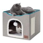 Cozy Large Cat Cave Bed for Indoor Cats