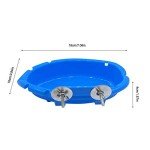 Hanging Parrot Bath Tub Basin for Bird Cages