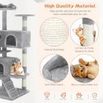 Multi-Level Cat Tree Tower with Scratching Post