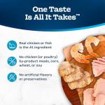 Blue Buffalo Tastefuls Natural Flaked Wet Cat Food Variety Pack, Tuna, Chicken and Fish & Shrimp Entrées in Gravy 5.5-oz Cans (12 Count - 4 of Each)