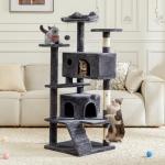 DUMOS 54-Inch Multi-Level Cat Tree Tower