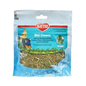 Kaytee Bird Greens Treats for All Birds, 1 oz