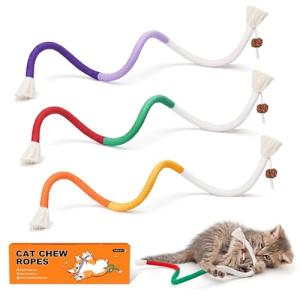 Potaroma 3-Pack Interactive Cat Chew Toys