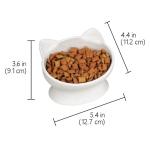 Kitty City Modern Cat Ear Bowls 2-Pack