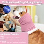 Dog Calming Hoodie and Ear Wraps for Anxiety
