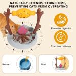 Cat BBQ Treat Dispensing Toy and Feeder