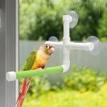 Bird Shower Perch with Suction Cup for Windows