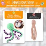 Fuufome Large Plush Squeaky Dog Toys