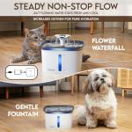 Veken Automatic Pet Fountain with Filters, 95oz