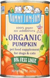 Organic Pure Pumpkin Dog Food by Nummy Tum Tum