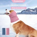 Dog Calming Hoodie and Ear Wraps for Anxiety