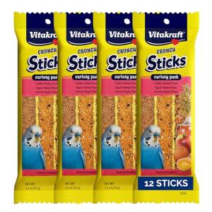 Vitakraft Crunch Sticks for Parakeets - 12 Count