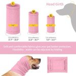 Dog Calming Hoodie and Ear Wraps for Anxiety
