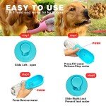 Portable Dog Water Bottle with Food Container