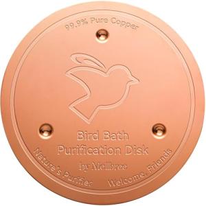 Mellbree Copper Disk Bird Bath Cleaning Tool