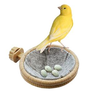 Canary Finch Parrot Nest with Felt - 4.5