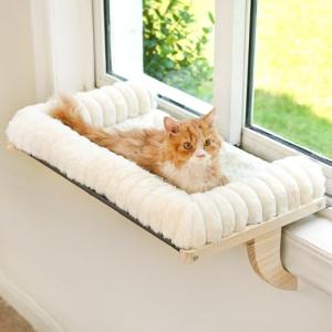 Valigogo Soft Cat Window Perch with Cushion