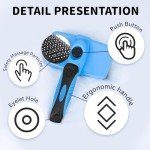 Self-Cleaning Slicker Brush for Dogs and Cats