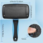Self-Cleaning Slicker Brush for Dogs and Cats