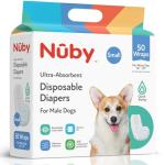 Nuby Pets Male Dog Wraps, Absorbent & Leak-Resistant