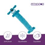 Soft Yellow Loofa Dog Plush Toy