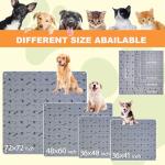 Washable Heavy Absorbency Dog Pee Pads – 2 Pack