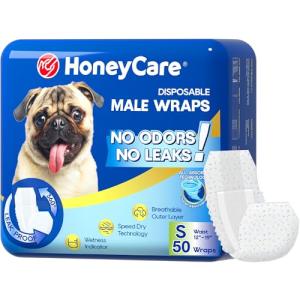 Male Dog Wraps, 50 Count, Small Size