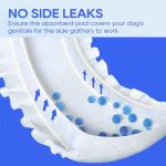 Male Dog Wraps, 50 Count, Small Size