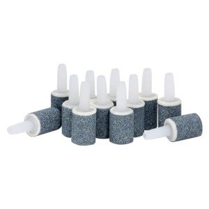 AQUANEAT 12-Pack Aquarium Air Stones - 0.6 Inch