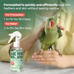 Aloe Vera Bird Spray - 8.5oz Non-Toxic Care
