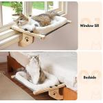 Sturdy Cat Window Perch with Cushion Bed