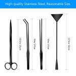 4-in-1 Stainless Steel Aquascaping Tool Kit