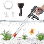Upgraded Fish Tank Gravel Cleaner with Long Nozzle