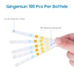 Gingersun 7-in-1 Aquarium Test Strips Pack