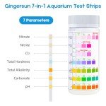 Gingersun 7-in-1 Aquarium Test Strips Pack